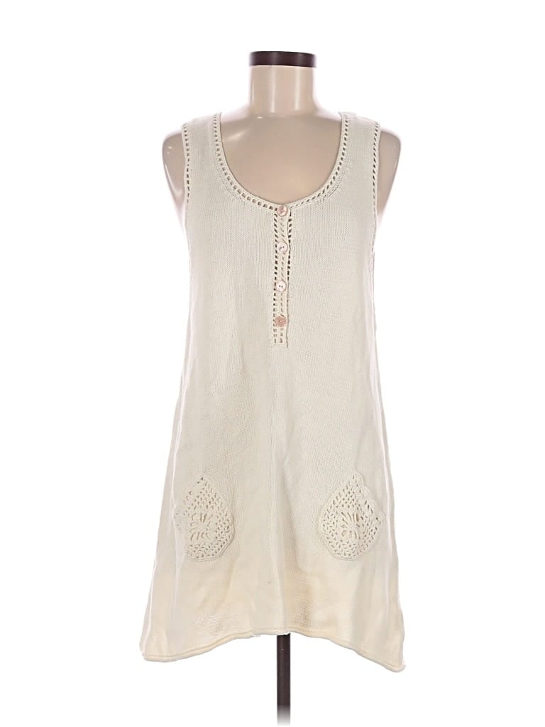 Pre-owned Free People Casual Dress In Ivory