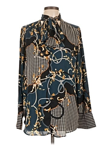 Ann Taylor Long Sleeve Blouse (view 1)