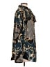 Ann Taylor 100% Polyester Print Blue Long Sleeve Blouse Size L (tall) - photo 4