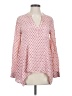 Maeve 100% Rayon Pink Long Sleeve Blouse Size 4 - photo 1