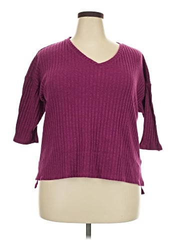 Faded Glory 3/4 Sleeve Top (view 1)