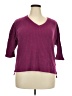 Faded Glory Burgundy 3/4 Sleeve Top Size 2X - photo 1