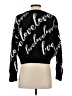 ASOS 100% Polyacryl Print Black Pullover Sweater Size 4 - photo 2