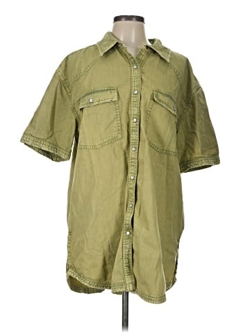 We the Free Short Sleeve Button-Down Shirt (view 1)