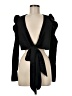 Shein 100% Polyester Black Kimono Size 6 - photo 1