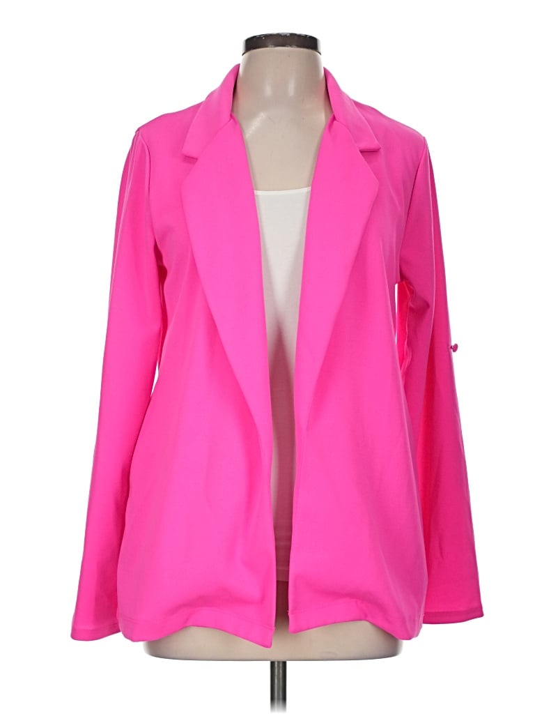 Pre-owned Andree By Unit Blazer Jacket In Pink