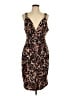 Venus Animal Print Brown Cocktail Dress Size L (estimated) - photo 1