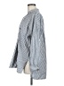 Zara Basic Stripes Silver Long Sleeve Button-Down Shirt Size M - photo 5
