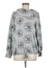 Adrienne Vittadini Floral Multi Color Gray Pullover Sweater Size M - photo 1