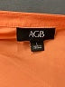 AGB Orange 3/4 Sleeve Blouse Size L - photo 7