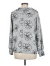 Adrienne Vittadini Floral Multi Color Gray Pullover Sweater Size M - photo 2