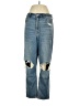 American Eagle Outfitters Color Block Blue Jeans Size 8s - photo 1