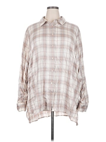 Calvin Klein Long Sleeve Button-Down Shirt (view 1)