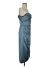 Theia 100% Polyester Teal Cocktail Dress Size 4 - photo 4
