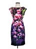 Escada Print Purple Cocktail Dress Size EU 36 / US 6 - photo 1