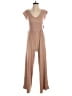 Just Be... Solid Tan Jumpsuit Size S - photo 1