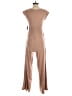Just Be... Solid Tan Jumpsuit Size S - photo 2
