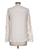 Rebecca Taylor 100% Viscose Ivory Long Sleeve Blouse Size 10 - photo 2