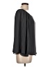 Naked Zebra 100% Polyester Black Long Sleeve Blouse Size L - photo 4
