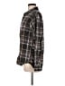 Eddie Bauer 100% Cotton Plaid Gray Long Sleeve Button-Down Shirt Size M - photo 5