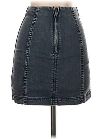 Free People Denim Skirt (view 2)