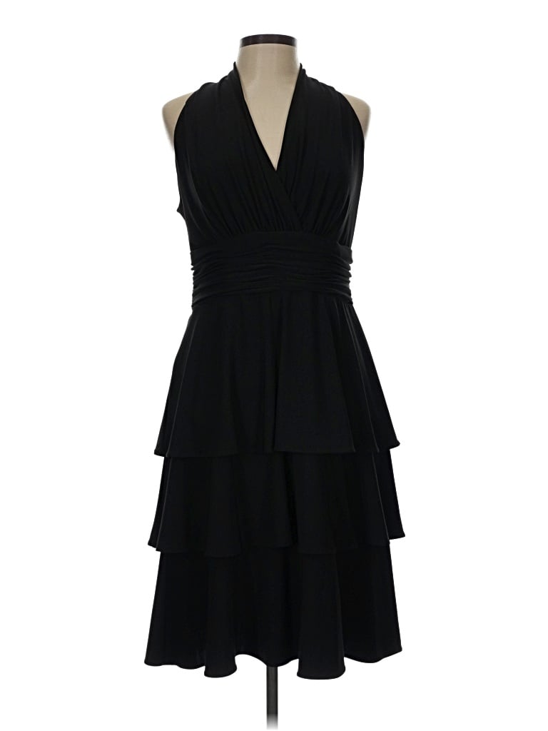 Pre-owned Evan Picone Cocktail Dress In Black