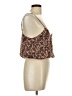 Reset 100% Polyester Brown Sleeveless Top Size L - photo 4