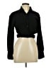 4SI3NNA 100% Polyester Black Long Sleeve Blouse Size M - photo 1