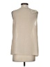 CAbi 100% Polyester Ivory Sleeveless Blouse Size S - photo 2