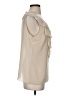 CAbi 100% Polyester Ivory Sleeveless Blouse Size S - photo 4