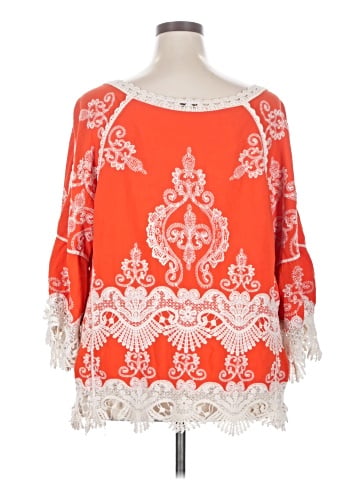 Democracy 3/4 Sleeve Blouse (view 2)
