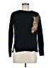 BeachLunchLounge Animal Print Black Pullover Sweater Size M - photo 1
