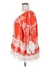 Democracy 100% Rayon Orange 3/4 Sleeve Blouse Size 2X - photo 5