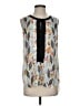 CAbi 100% Polyester Gray Sleeveless Blouse Size XS - photo 1