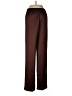 MNG 100% Polyester Solid Brown Casual Pants Size M - photo 2