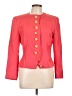 Carlisle 100% Silk Solid Orange Red 3/4 Sleeve Silk Top Size 10 - photo 1