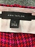 Ann Taylor Houndstooth Red Casual Pants Size 12 - photo 7