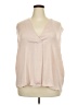 Rachel Roy 100% Polyester Tan Sleeveless Blouse Size 2X - photo 1