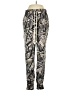 Wayne Print Silver Casual Pants Size 8 - photo 1