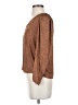 Banana Republic 100% Polyester Brown Long Sleeve Blouse Size S (petite) - photo 5