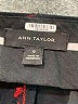 Ann Taylor 100% Viscose Plaid Black Casual Pants Size 12 - photo 7