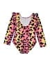 Arshiner Animal Print Pink One Piece Swimsuit Size 150 cm / US 12 - photo 2