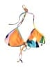 Unbranded Graphic Orange Swimsuit Top Size XS - photo 1