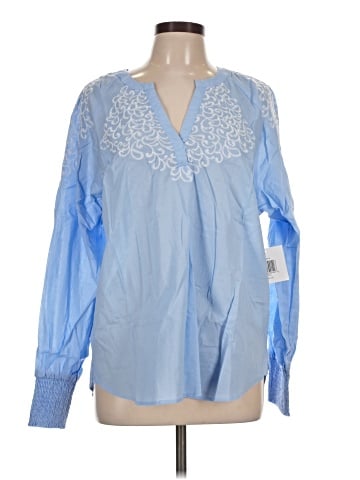 Ellen Tracy Long Sleeve Blouse (view 1)