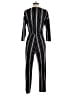 Express Stripes Black Jumpsuit Size S - photo 2