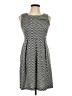 En Focus Studio Chevron-herringbone Black Casual Dress Size 10 - photo 1
