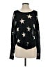 Rails 100% Linen Stars Black Pullover Sweater Size S - photo 1
