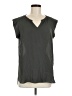 Pleione 100% Polyester Gray Short Sleeve Blouse Size M - photo 1