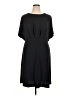 Ann Taylor Solid Black Casual Dress Size 16 (tall) - photo 1