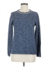 J.Crew 100% Cotton Tweed Blue Pullover Sweater Size M - photo 1